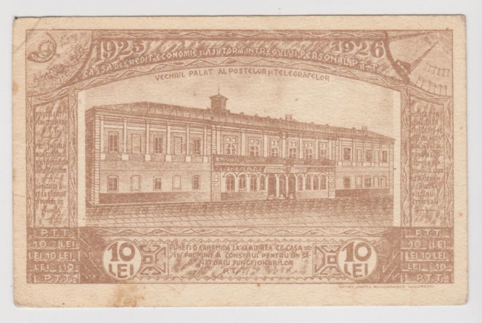 Bucuresti , vechiul palat al postelor 1925