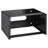 Rack metalic de perete 6U, dimensiune 500 x 350 x 270 mm, Adancime 14 inch, Otel carbon, Oem