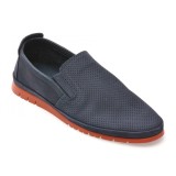 Pantofi GRYXX bleumarin, M6821, din nabuc