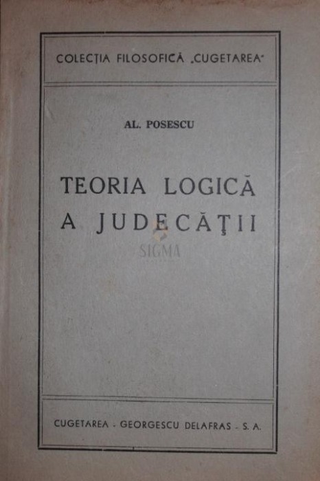 TEORIA LOGICA A JUDECATII