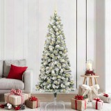 VidaXL Brad de Crăciun artificial cu ramuri articulare 210 cm PVC 3395608
