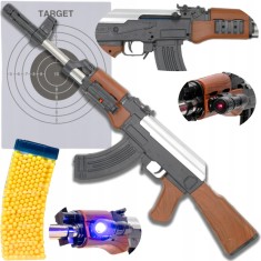 REPLICA PISTOLULUI AK47 KALASHNIKOV ASG 800 Gloanțe GRATUITE SET