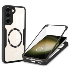Husa 360&amp;Atilde;&amp;sbquo;&amp;Acirc;&amp;deg; Samsung Galaxy S23 Plus Techsuit ColorVerse MagSafe, negru foto