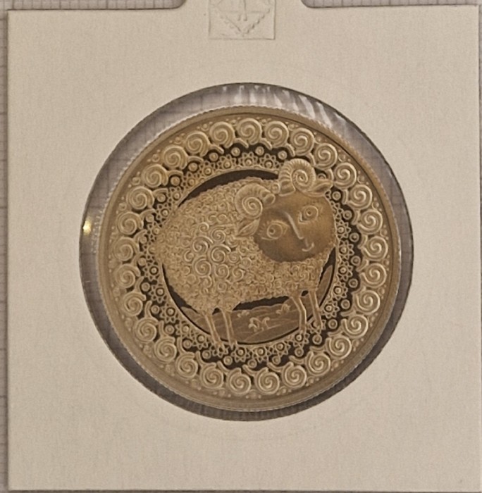 Belarus, 1 Rouble, 1 Rubla 2009, KM#316, (Zodiac &ndash; Aries) tiraj 10000