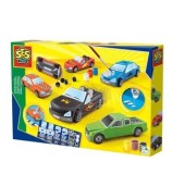 Cumpara ieftin Set mulaj si pictura SES Creative - Masini