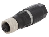 Mufă M12 4-PIN mamă pe cablu IDC DeviceNet/CANopen
