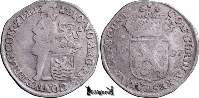 1697 ♜, 1 Ducat de Argint - Provincia Zeelanda - Republica Țărilor de Jos Unite foto