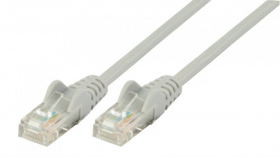 Cablu de retea U/UTP Valueline, cat5e, patch cord, 5m, gri foto