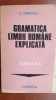 Gramatica limbii romane explicata. Sintaxa C. Dimitriu