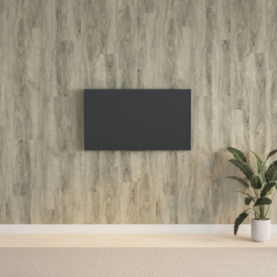 vidaXL Panouri de perete aspect lemn, gri, 2,06 m&amp;sup2;, PVC foto