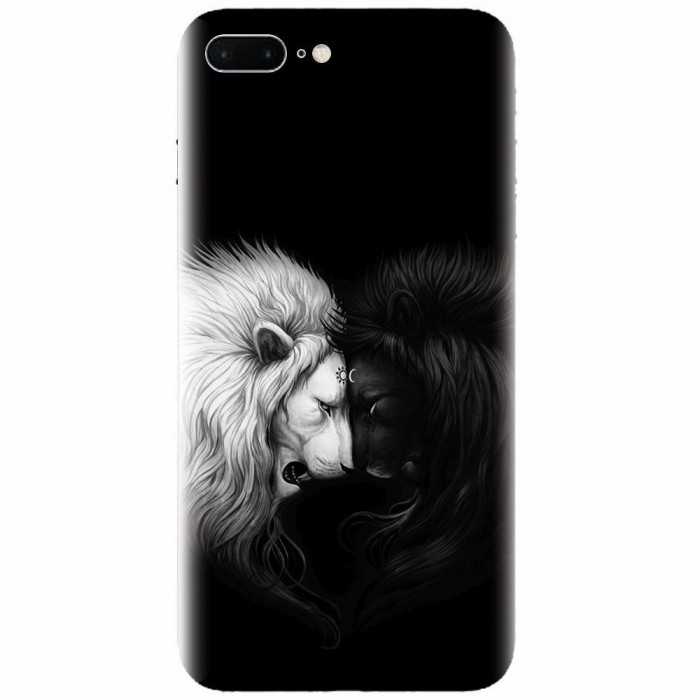 Husa silicon pentru Apple Iphone 8 Plus, Lions