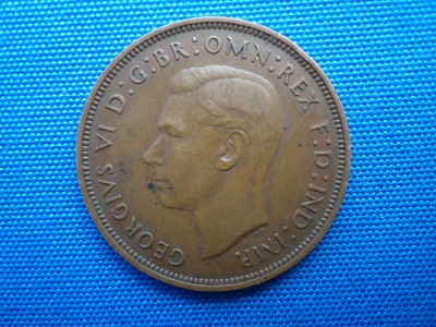 HALF PENNY 1938 GEORGIUS VI / ANGLIA foto