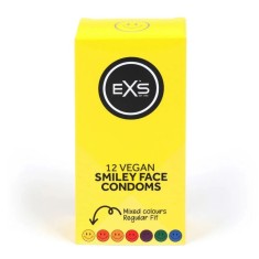 Set 12 buc Prezervative Latex Smiley Face
