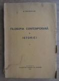 N. Bagdasar - Filosofia contemporana a istoriei prima editie 1930