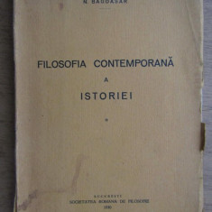 N. Bagdasar - Filosofia contemporana a istoriei prima editie 1930