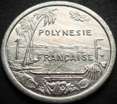 Moneda exotica 1 FRANC - POLYNESIE / POLINEZIA FRANCEZA, anul 1999 * Cod 4931 foto