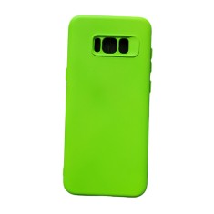 Husa silicon protectie camera pentru Samsung Galaxy S8 Plus ; S8+ Verde Neon