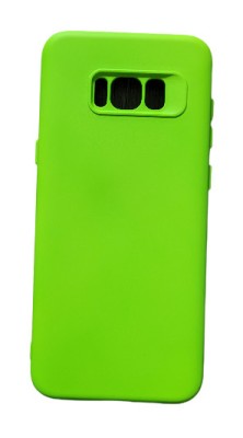 Husa silicon protectie camera pentru Samsung Galaxy S8 Plus ; S8+ Verde Neon foto