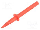 Terminal de măsurare SCH&Uuml;TZINGER 32A 1kV DC roșu soclu 4mm