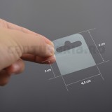 Agatatori Autoadezive Plastic ProCart cu Eurohole, 4.5x5cm, Suport 500g, Accesorii Raft