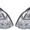 Set faruri tuning Audi A4 (B7) 11.2004-03.2008 BestAutoVest fata stanga-dreapta transparent-silver cu tip bec H9