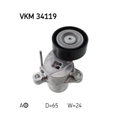 SKF rola intinzator, curea transmisie