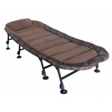 Pat pescuit la crap ZFISH CONDOR, 8 picioare, camuflaj maro, 203 x 85 cm