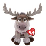 Jucarie din plus Renul Sven cu ham rosu, Frozen, 16 cm, Play By Play