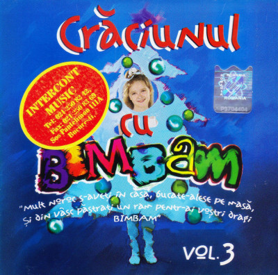 CD Colinde: Craciunul cu BimBam - Vol.3 ( 2007, original, stare foarte buna ) foto