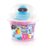 Set de joaca cu slime, Craze Sensations, Duck Pool Party, Albastru