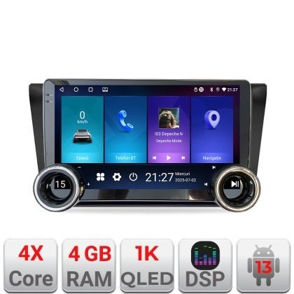 Navigatie Mazda 3 2009-2014 Kit-034 Edotec 4+64 10.5 inch Incell 1K android Wifi 5Ghz gps internet CarStore Technology