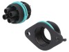 Conector Alimentare AC Mama Techno THB.387.D4A, IP68, 4 Piste, 500V, 17.5A, Terminal Surub, M25