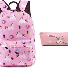 Rucsac pentru copii Unicorn Girl School Rucsac de agrement L