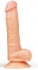 Dildo Realist cu Ventuza Ultra Soft Dude Natural 20.5 cm