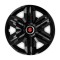 Set 4 capace roti hubcaps fast black R15 Compatibil Cu Suzuki