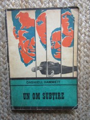 Un om subtire - Dashiell Hammett - Carte politista