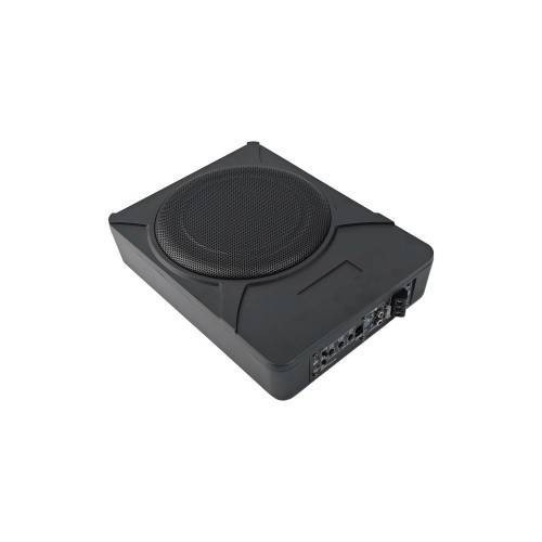 Subwoofer auto universal compact cu amplificator si telecomanda