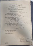 Brevet Ordinul Steaua Rom&acirc;niei grad Cavaler civil, Carol al II-lea, 1940
