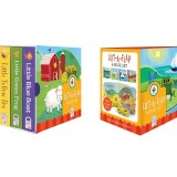 Nature Friends: Slipcase 4-Pack Including Little Blue Boat, Little Green Frog, Little Yellow Bee, and Little Red Barn