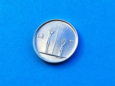 2 Lire 1983 San Marino-AUNC-RAR foto