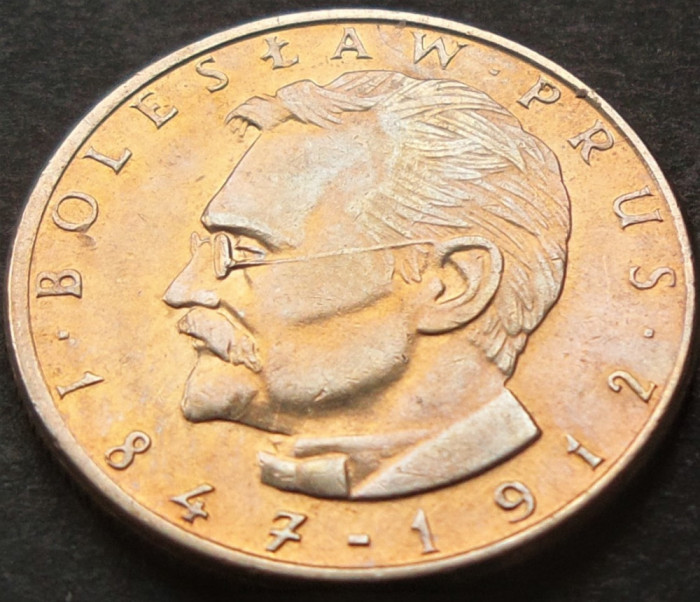 Moneda 10 ZLOTI - POLONIA, anul 1978 *cod 2358 B &middot; BOLESŁAW PRUS