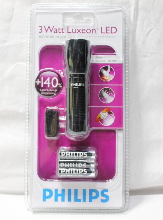 Lanterna LED 3W Philips SFL7380/10 - sigilata