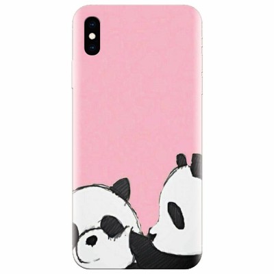 Husa silicon pentru Apple Iphone XS Max, Panda foto
