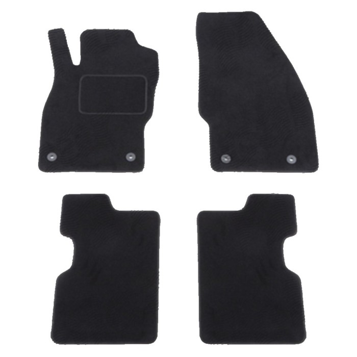 Set covorase auto mocheta Velor OPEL CORSA E, 11.2014-, negru,