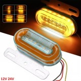 Cumpara ieftin Lumina de pozitie LED cu 2 functii , lumina alba si semnalizator dinamic pentru camioane, dubite, remorci si platforme , 12, 24V, 12 LED-uri