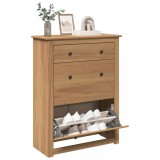 Dulap de pantofi &bdquo;Panama&rdquo;, 80x35x105 cm, lemn masiv de pin