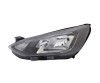 Far FORD FOCUS, 04.2018-, TYC, fata, partea dreapta, cu &amp;#39;lumina de zi&amp;#39; tip LED;tip bec H1+H7+PY21W; electric; negru; cu motor;