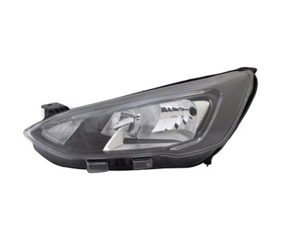 Far FORD FOCUS, 04.2018-, TYC, fata, partea dreapta, cu &amp;amp;#39;lumina de zi&amp;amp;#39; tip LED;tip bec H1+H7+PY21W; electric; negru; cu motor; foto