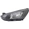 Far FORD FOCUS, 04.2018-, TYC, fata, partea dreapta, cu &amp;#39;lumina de zi&amp;#39; tip LED;tip bec H1+H7+PY21W; electric; negru; cu motor;