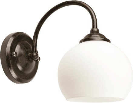 Aplica Ramona Wenge+Alb 1XE27 60W